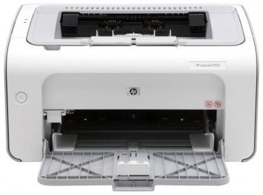 HP Принтер лазерный лазерный LaserJet Pro P1102, белый, серый #1