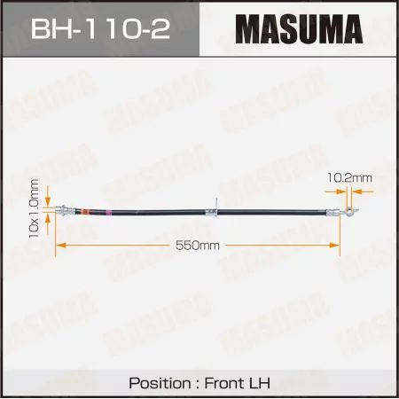 Шланг тормозной "Masuma" BH-110-2 T- OEM_90947-02793 front-L Camry, Vista CV4, SV4 #1