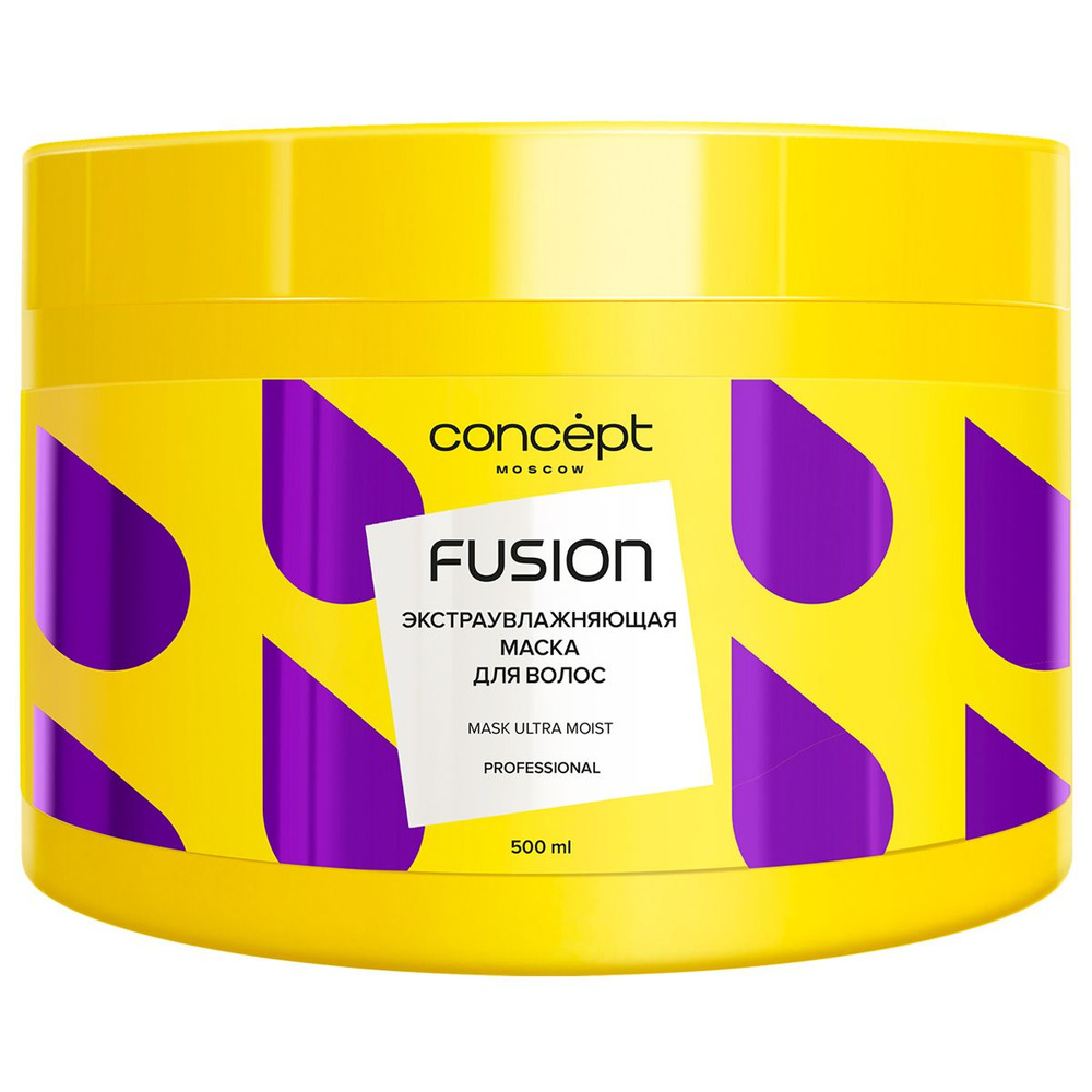 Concept Fusion Маска для волос увлажняющая Ultra Moist, 500мл #1