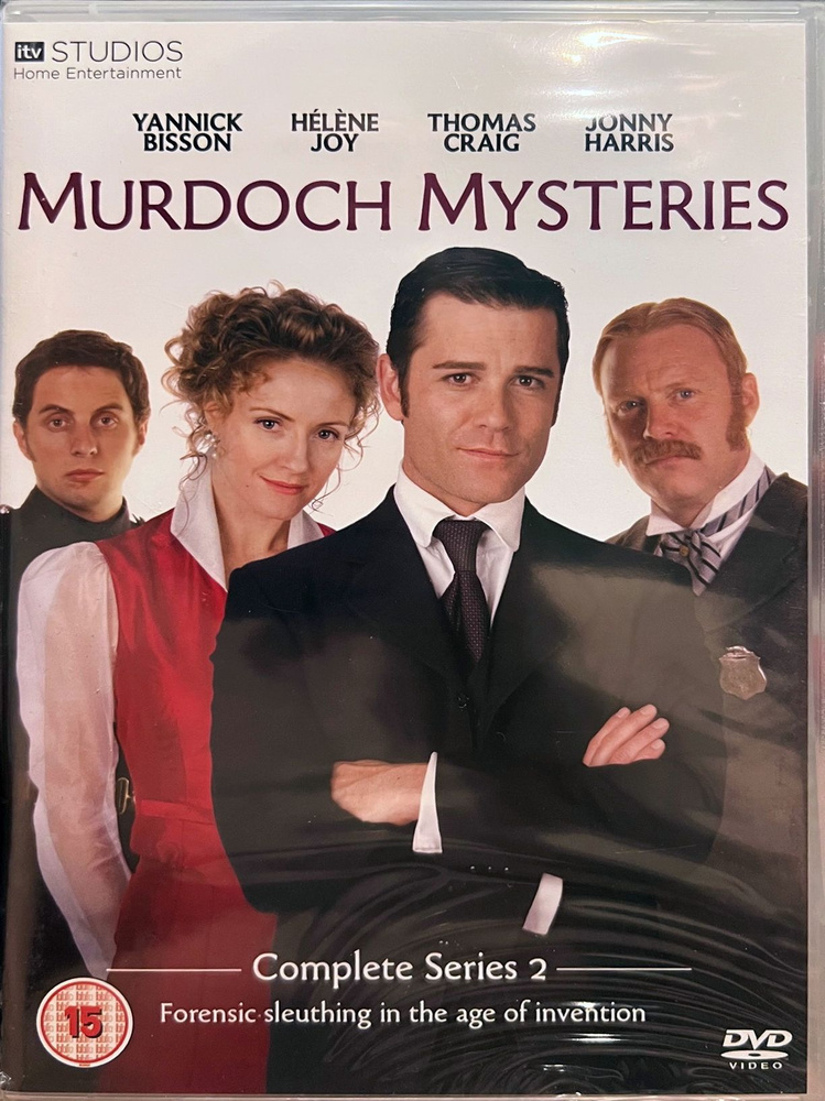 Murdoch Mysteries. Расследования Мердока. Сезон 2, 2009, 3хDVD, английское издание, РУССКОГО ЯЗЫКА НЕТ #1