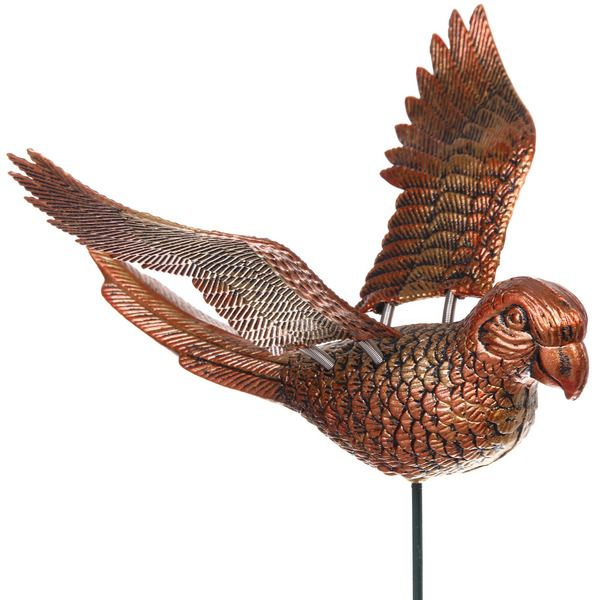 Фигура на спице для отпугивания птиц "Взмах крыльев" 60 см, Бронза  #1