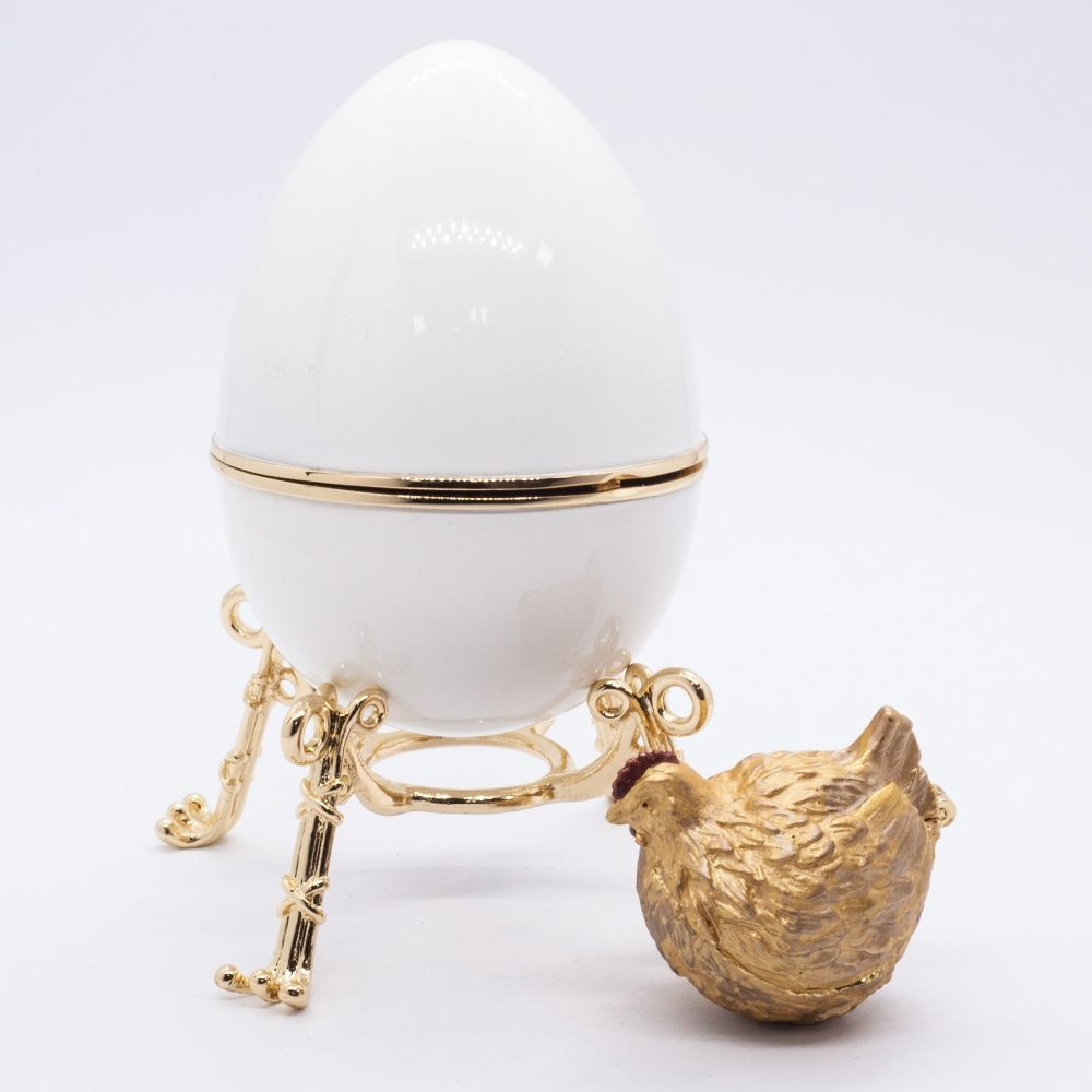 Пасхальное яйцо-шкатулка "Курочка". #1