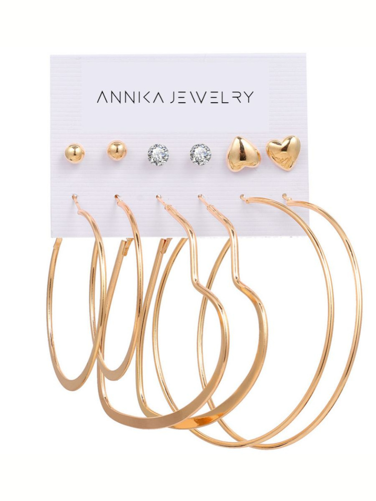 ANNIKA jewelry Серьги кольца #1