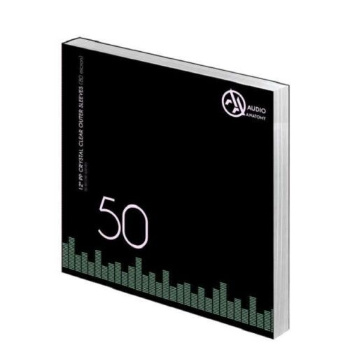 Внешние прозрачные конверты для пластинок Audio Anatomy 12", 80 микрон, полипропилен (50 шт)  #1