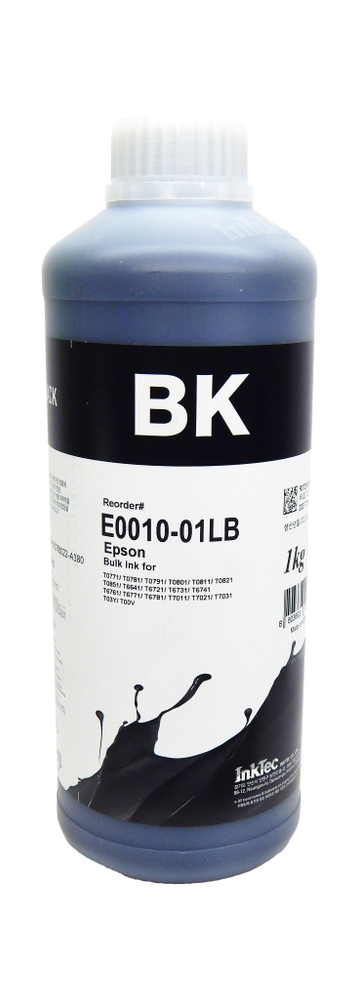 Чернила InkTec Epson Black E0010-01LB 1 литр #1