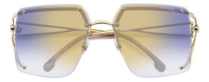 Женские солнцезащитные очки Carrera CARRERA 3041/S KY2 1V, цвет: золотой, цвет линзы: голубой, квадратные, #1