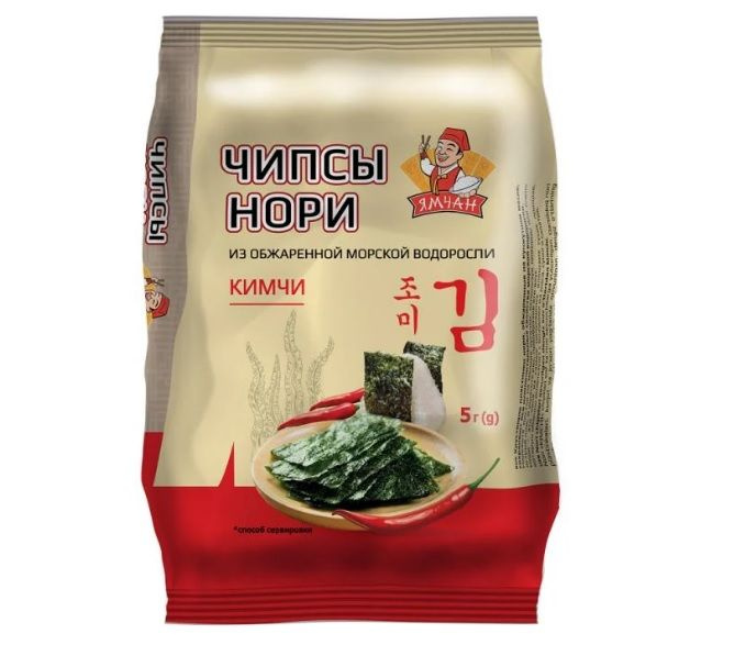 Чипсы Нори ЯМЧАН "Original" из морской капусты, 5г * 36 шт. #1