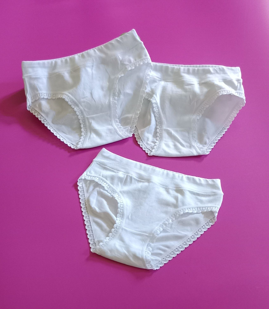 Комплект трусов слипы Girls Underwear, 3 шт #1