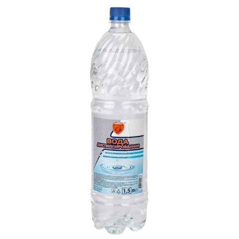 Дистиллированная вода ELTRANS 1,5 л #1