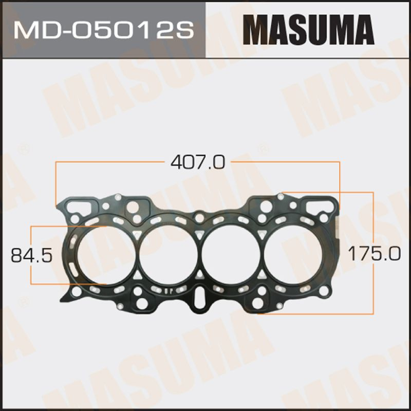 Masuma Прокладка ГБЦ, арт. MD-05012S, 1 шт. #1
