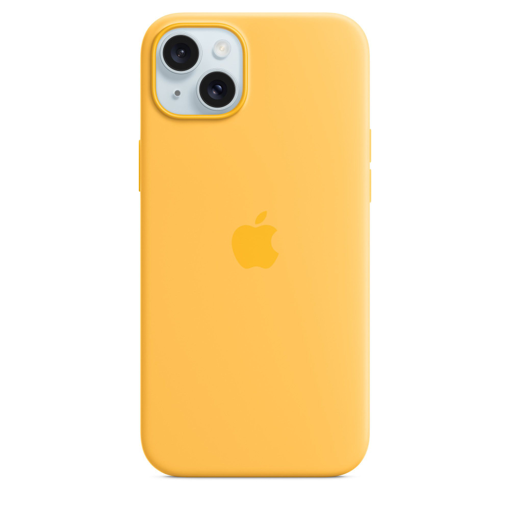 Чехол силиконовый МagSafe для iPhone 15 Sunshine с анимацией NFC, Silicone case magsafe для Айфон 15 #1