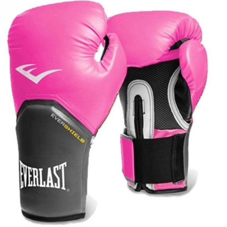 Перчатки боксерские Everlast Pro Style Elite 2510E розовые, размер 10 Oz / тренировочные / искусственная #1