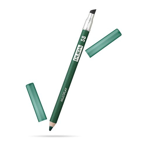 PUPA Карандаш для век с аппликатором Multiplay Eye Pencil, № 58 Пластичный зеленый  #1