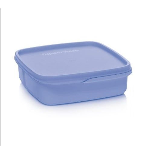 "Школьник" контейнер с разделителем для перекусов и еды с собой 550мл Tupperware (голубой)  #1