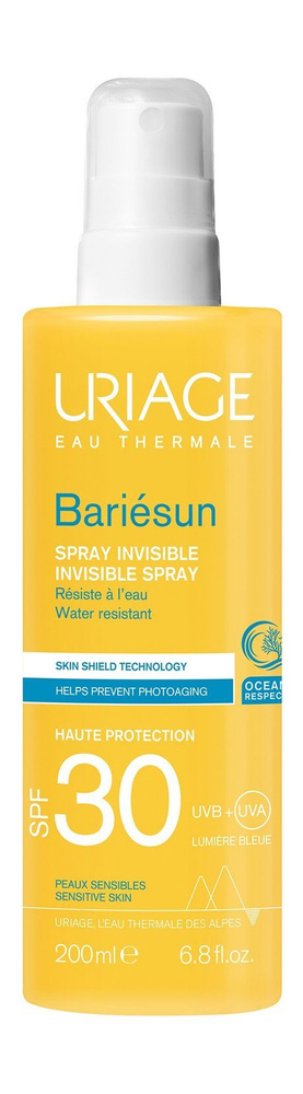 Невидимый солнцезащитный спрей для чувствительной кожи тела Bariesun Invisible Spray SPF 30, 200 мл  #1