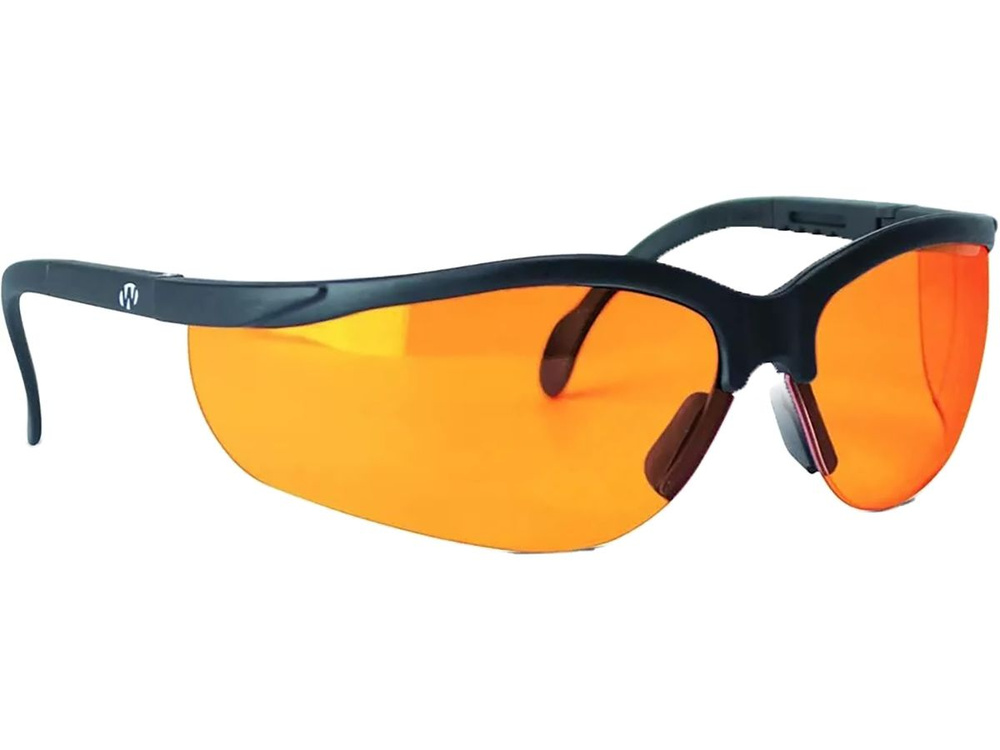 Очки стрелковые Walkers Sport Glasses защитные, UV400, чёрные, линза янтарная  #1