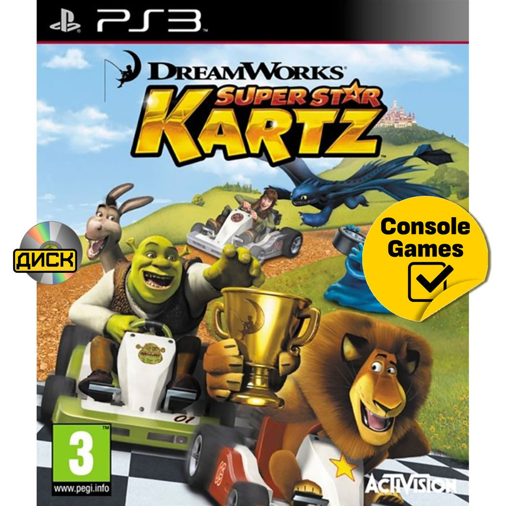 Игра PS3 DreamWorks Kartz Super Star (английская версия) (PlayStation 3, Английская версия)  #1