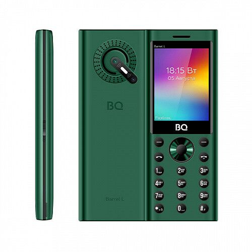 Телефон BQ 2458 Barrel L Green/Black #1