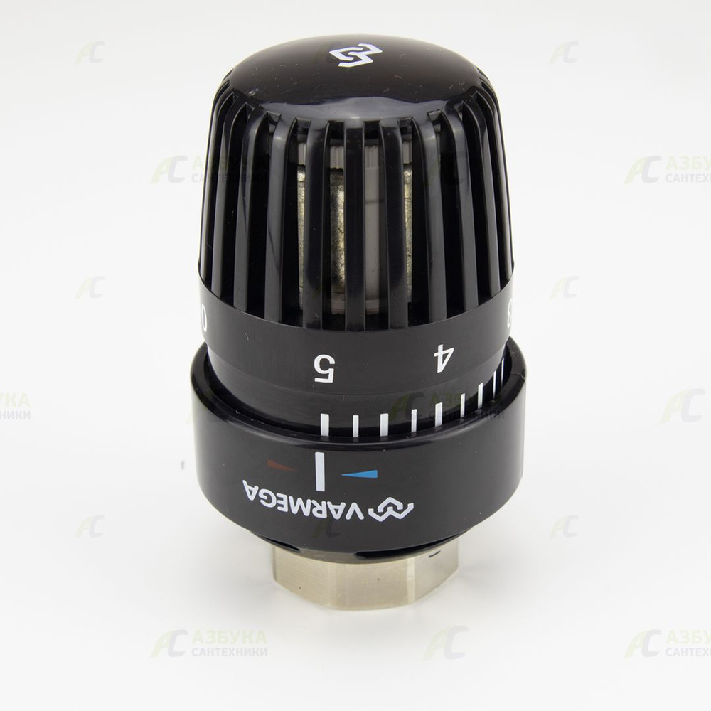 Термостатическая головка Varmega, серия VM110, M30х1.5, черная #1