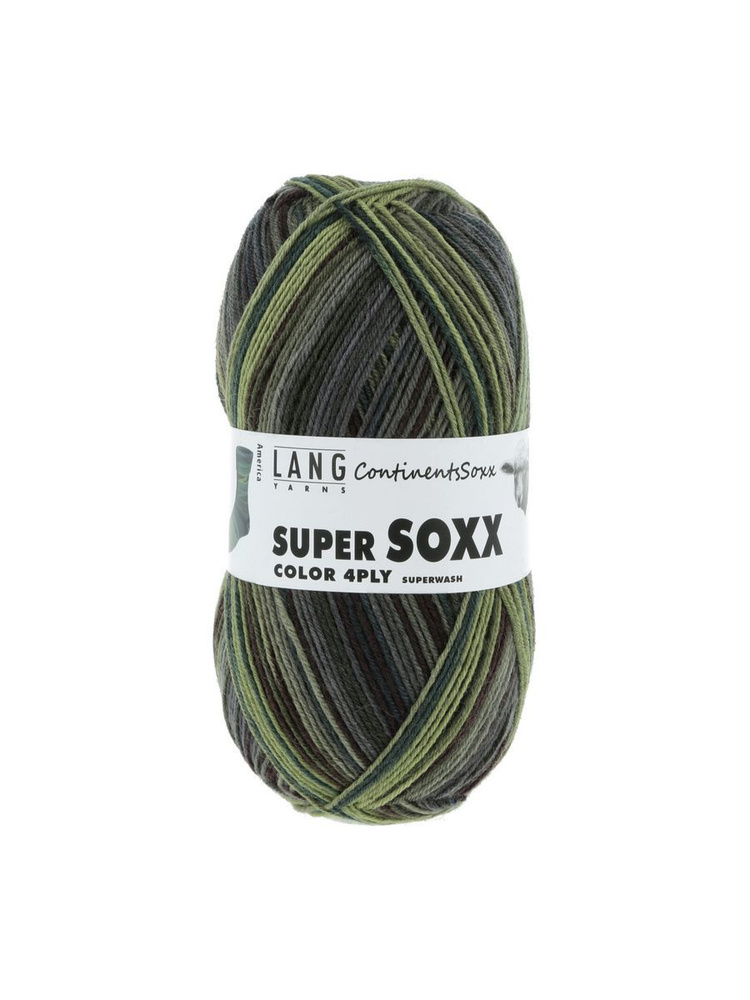 Пряжа носочная Супер Сокс Super Soxx Color 4-Fach 0405 #1