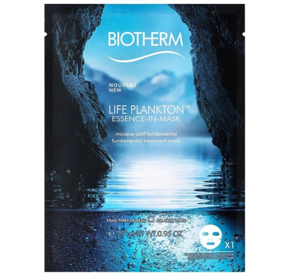 Маска Biotherm Life Plankton Essence in Mask/ Восстанавливающая, Увлажняющая и Омолаживающая маска Life #1