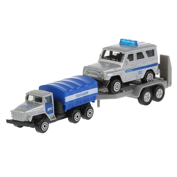 Машинка игрушка детская для мальчика полицейский эвакуатор, Технопарк  #1