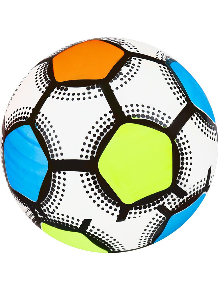 Мяч детский "Весёлый футбол" 21см #1