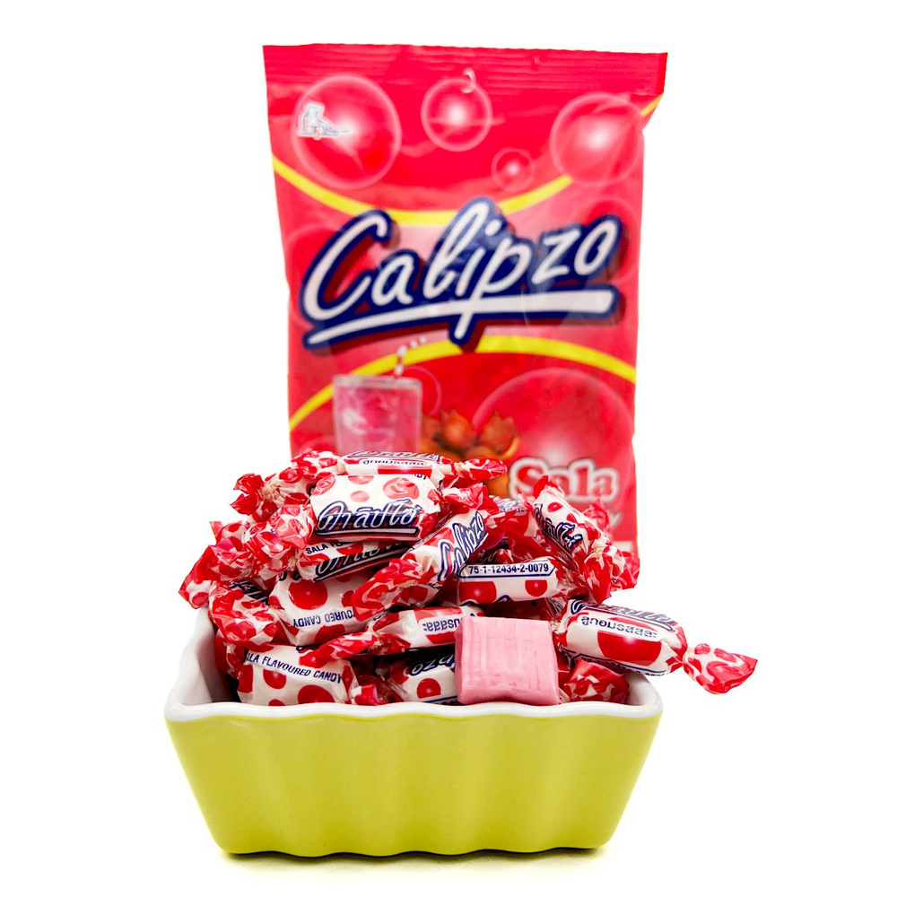 Boonprasert Конфеты карамель жевательная со вкусом змеиного фрукта Calipzo Sala Flavoured Candy (50 шт), #1