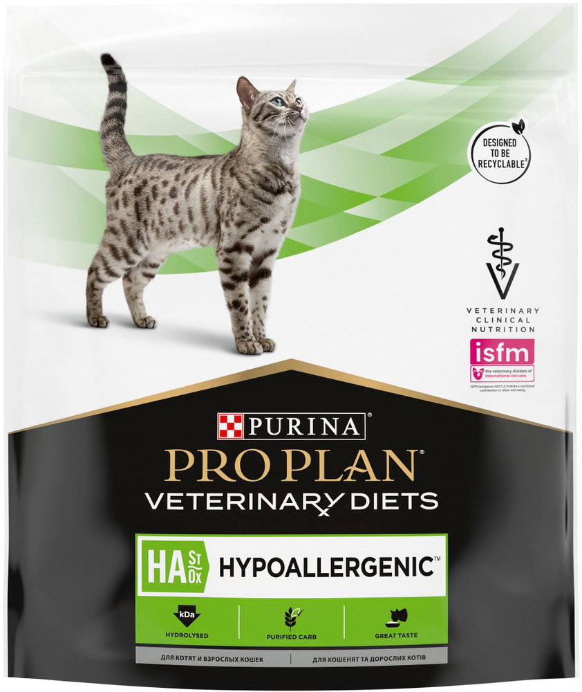 Корм PRO PLAN Veterinary diets HA Hypoallergenic для кошек при аллергических реакциях, 325 г  #1