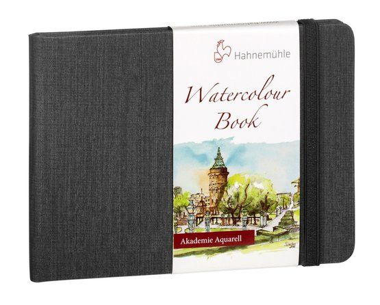 Альбом для акварели Hahnemuhle Watercolour book , 200 г/м2, A6, 30 л, пейзаж, целлюлоза 100%, среднее #1