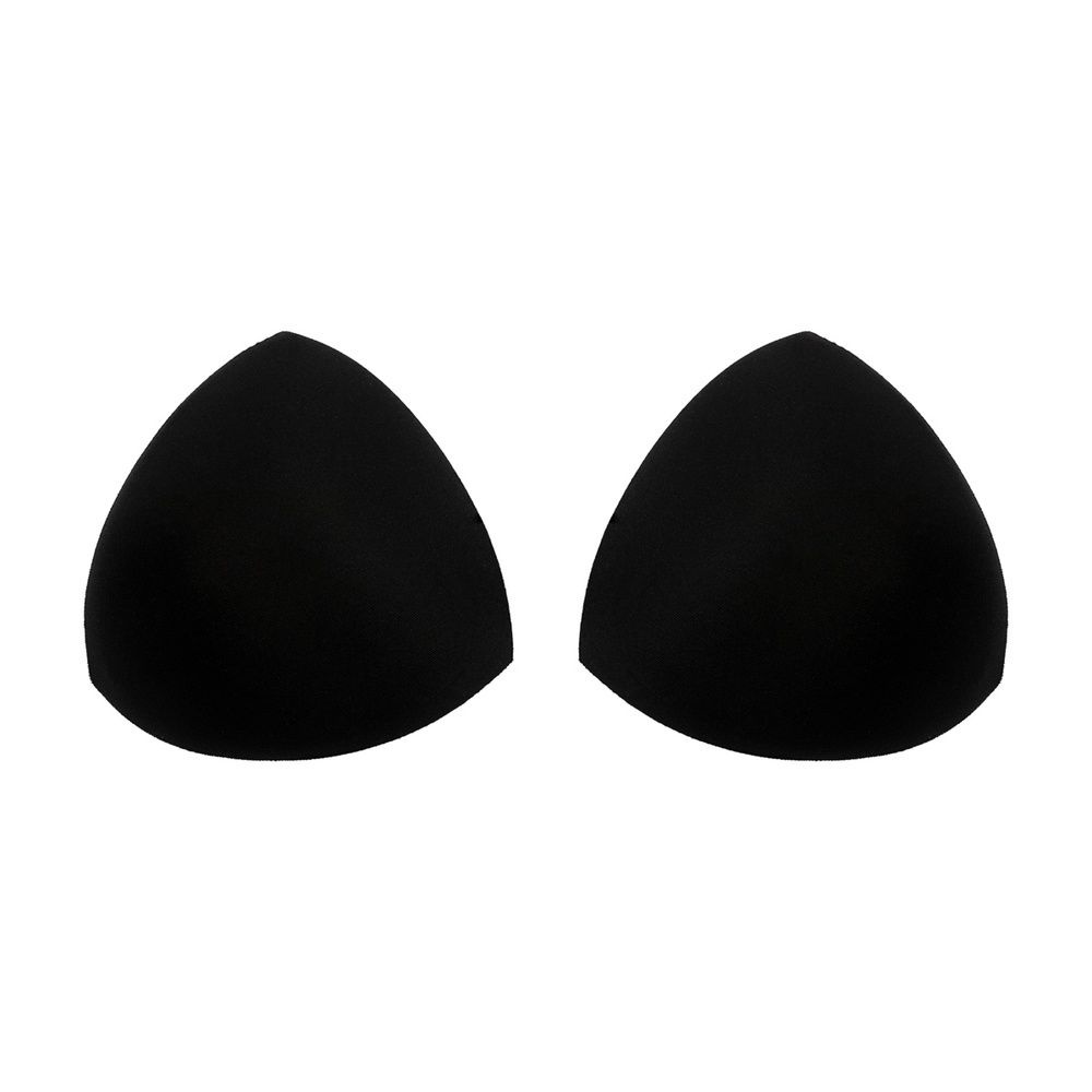 Чашки корсетные КНР треугольные, пуш-ап размер 12 (пара) 5 пар в пакете, черный (VFN3-12)  #1
