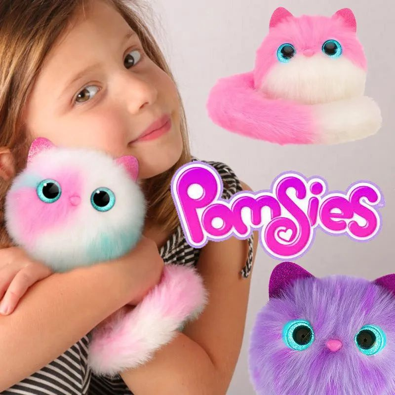 Интерактивная Игрушка My Fuzzy Friends Pomsies Котенок Помсис Пинки  #1