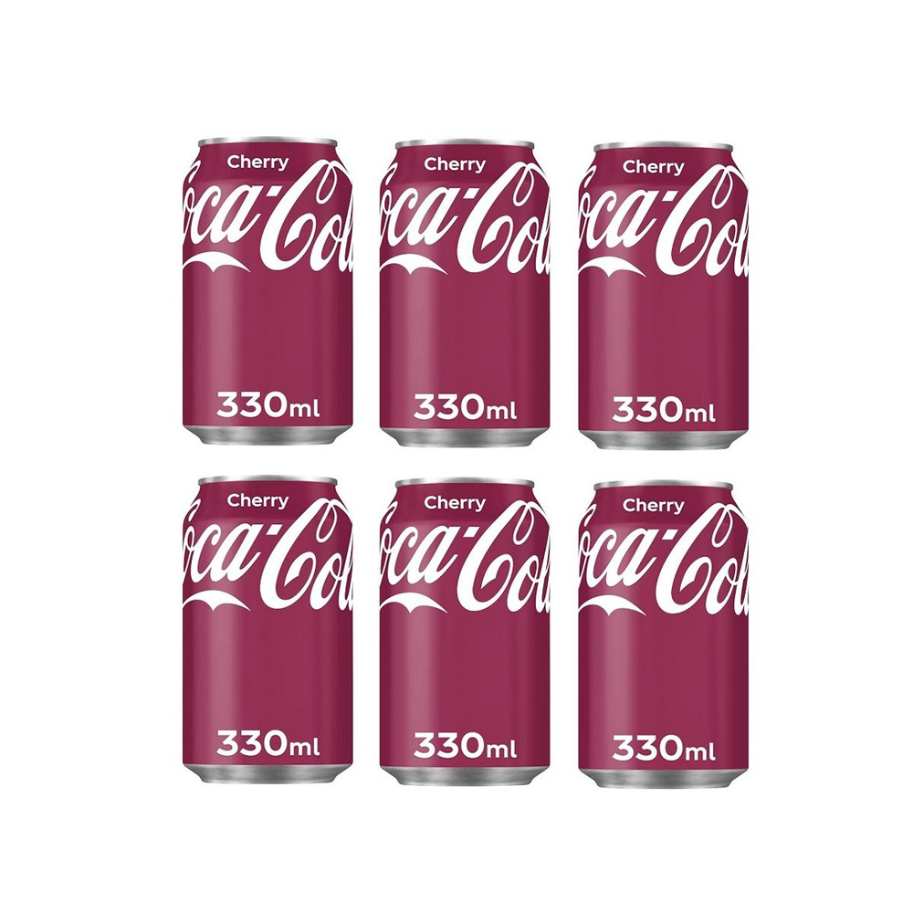 Газировка Coca-Cola Cherry 6шт по 330мл из Германии #1