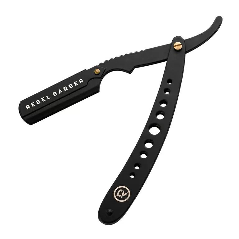 REBEL BARBER Predator Black Razor, Опасная бритва со сменным лезвием Predator Black  #1