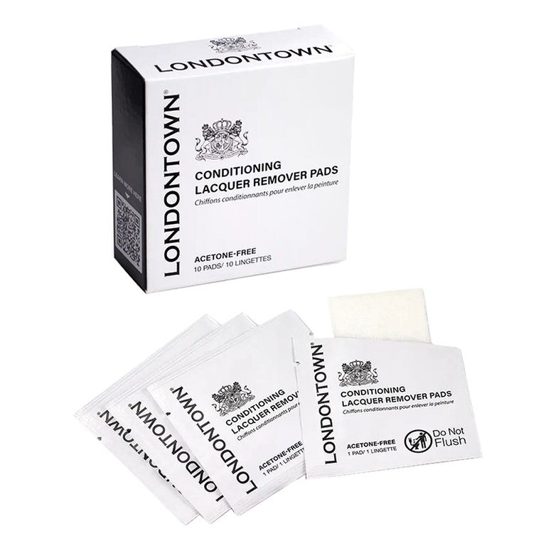 LONDONTOWN Conditioning Lacquer Remover Pads, Увлажняющие салфетки для снятия лака Conditioning Lacquer #1