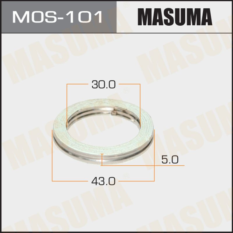 Masuma Прокладка глушителя, арт. MOS-101, 1 шт. #1