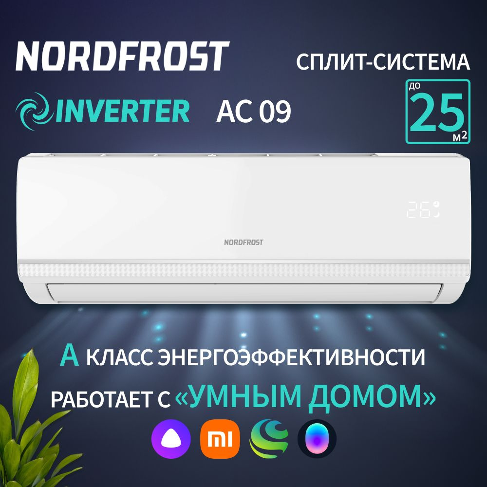 Сплит-система NORDFROST AC 09 inverter , белый #1