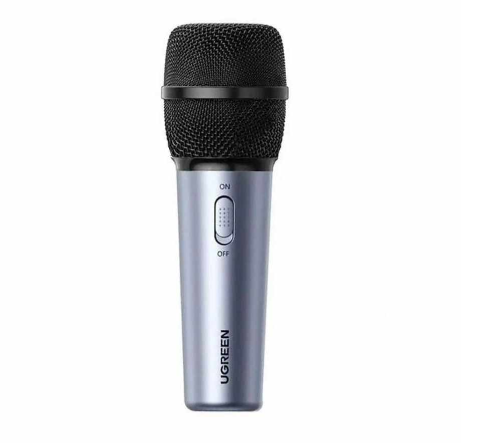 Микрофон для прямой трансляции UGREEN CM427 (10931) Livestream Microphone серебристо-чёрный, серый металлик, #1