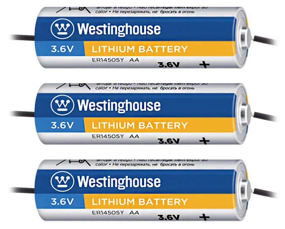 ER 14505Y (AA) батарейка 3.6 V Westinghouse для счётчиков газа, теплосчётчиков, электросчётчиков, извещателей, #1