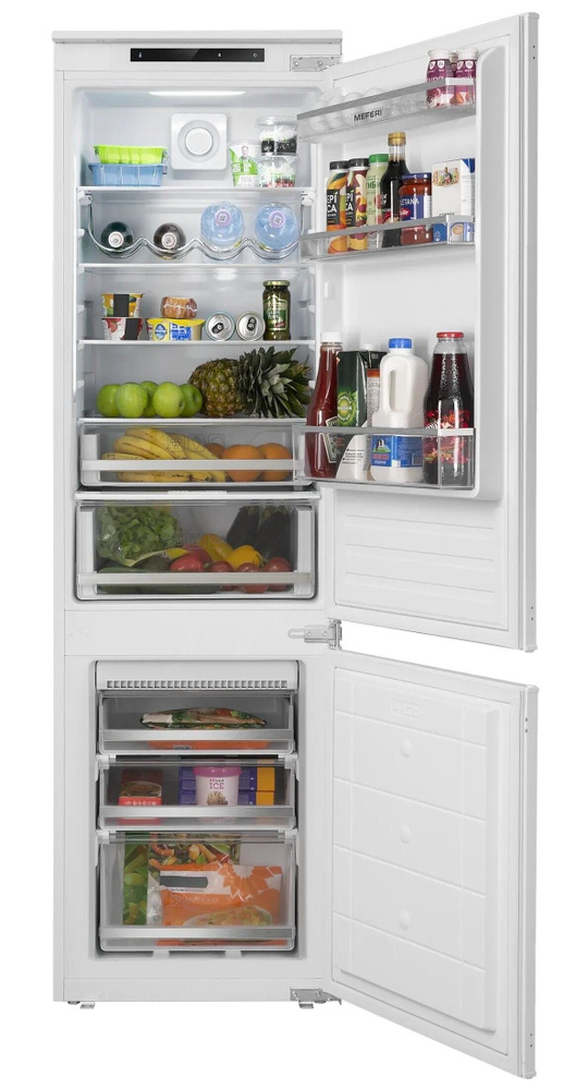 Встраиваемый холодильник Meferi MBR177 COMBI NO FROST POWER #1