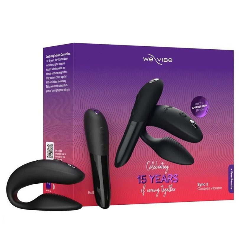 Набор вибраторов для пар15 Year Anniversary Collection: We-Vibe Tango X + We-Vibe Sync 2  #1