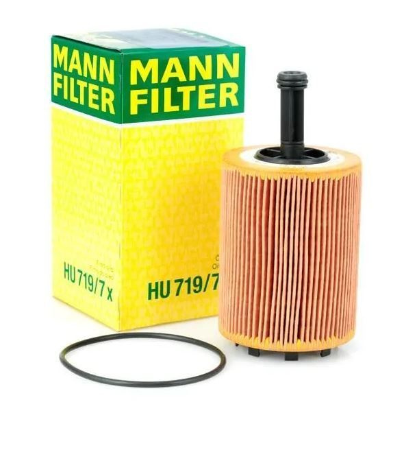 Фильтр масляный MANN-FILTER HU719/7x Audi A3-A6, Dodge Caliber, Volkswagen Bora, Caddy #1