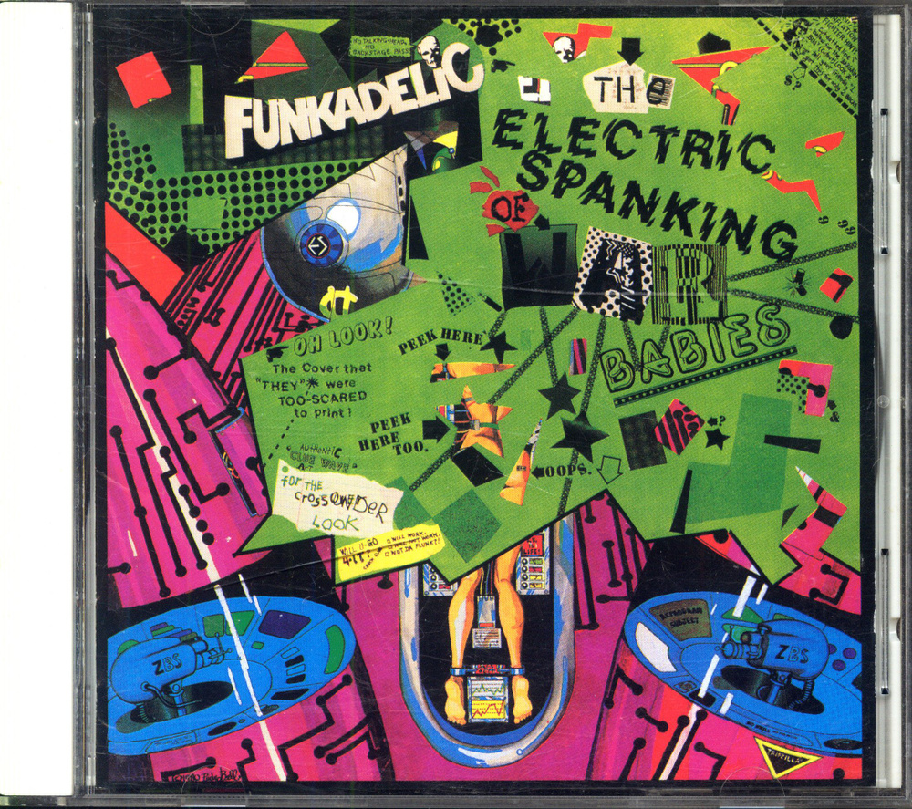 Funkadelic. The Electric Spanking Of War Babies (Japan, Alfa International, ALCB-838, 1993) CD диск  #1