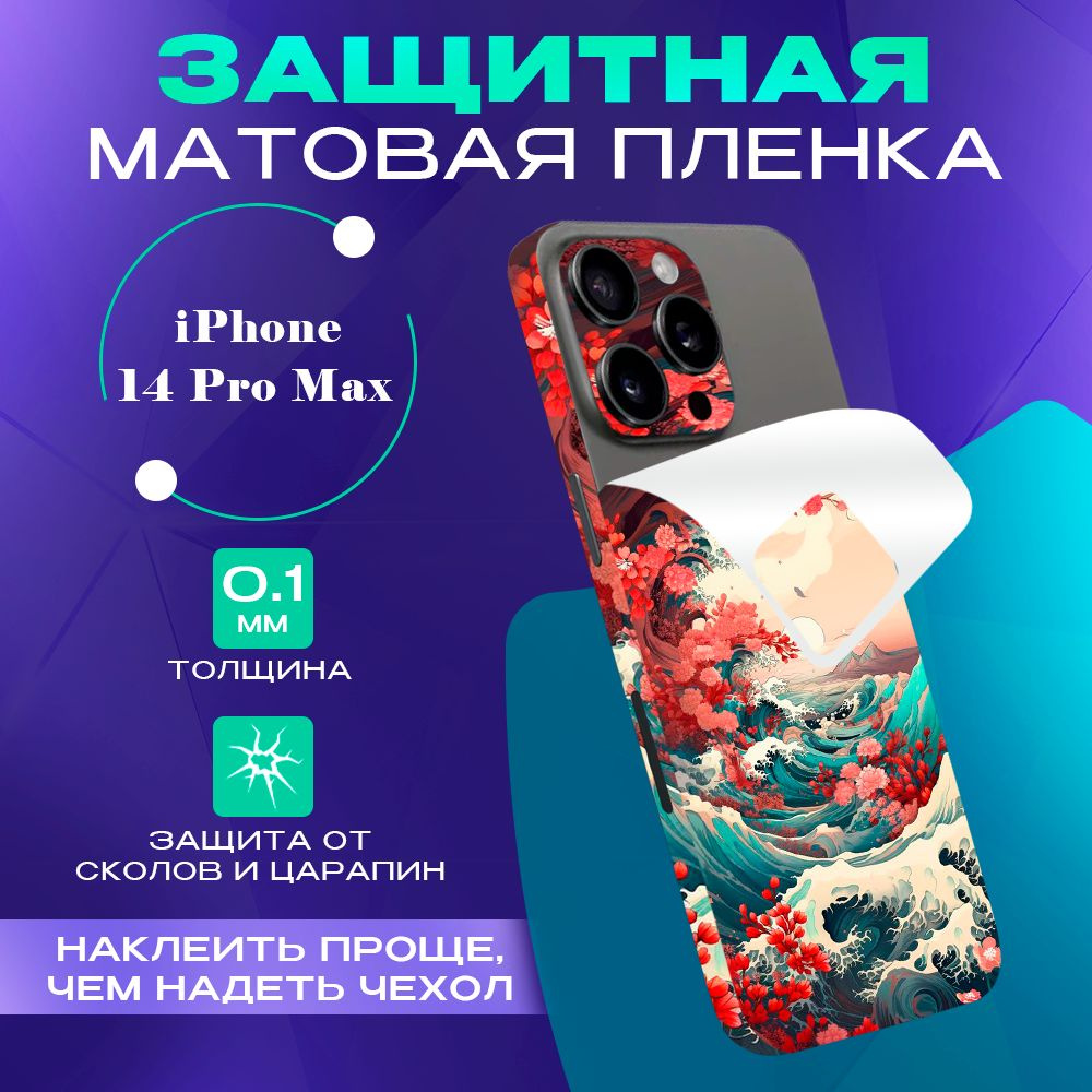 Виниловая пленка от царапин на телефон iPhone 14 Pro Max #1