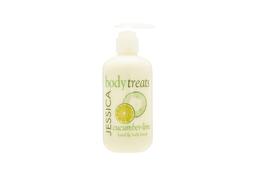 Бодрящий лосьон для рук и тела Body treats lotion cucumber-lime #1