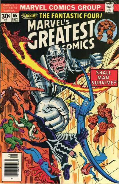 Marvel's Greatest Comics #65, 1976. Оригинальный комикс на английском языке. | Lee Stan, Kirby Jack  #1
