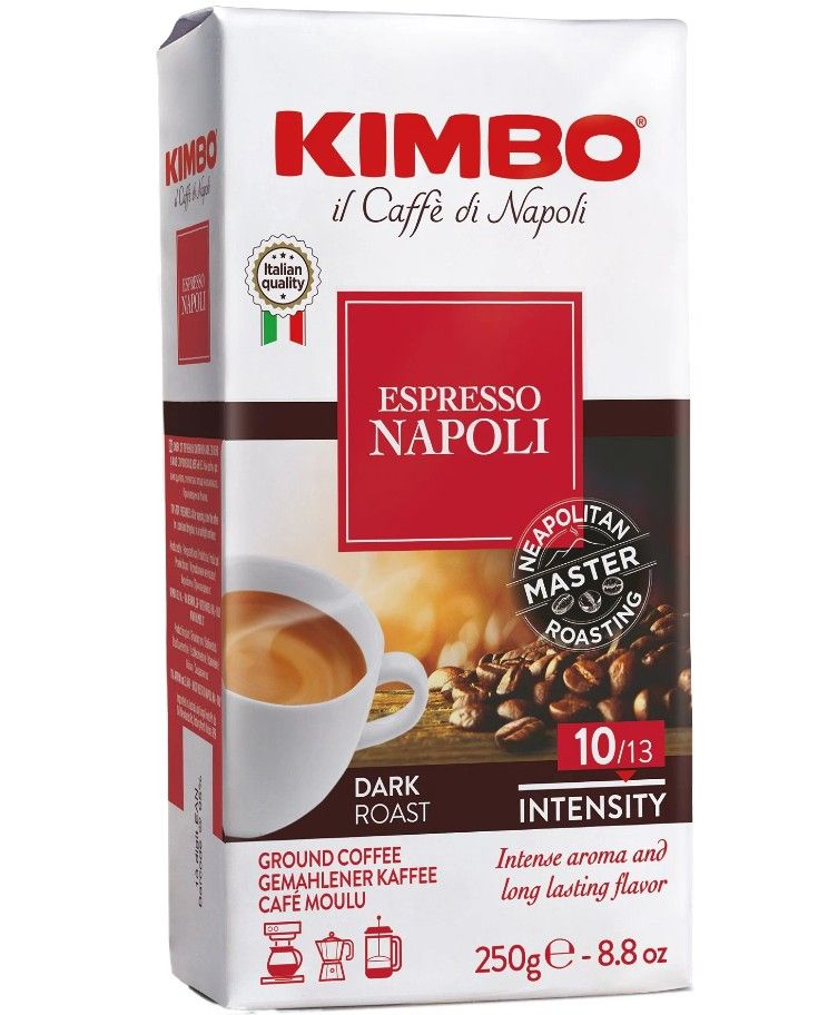 Кофе молотый Kimbo Espresso Napoletano натуральный жареный, 250 г Италия  #1