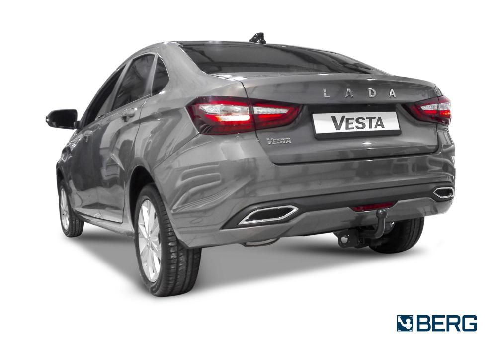 Фаркоп с электрикой Smart Connect для Lada Vesta NG седан/универсал (вкл. Cross) (2022-) Berg F.6012.004 #1