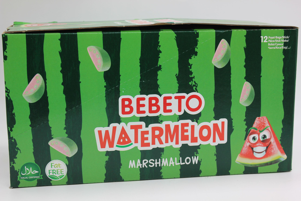 Суфле маршмеллоу, Bebeto Watermelon 12шт по 60гр #1