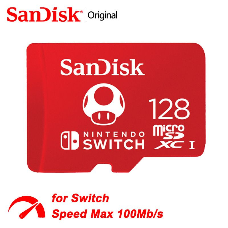 SanDisk Карта памяти Nintendo Switch 128 ГБ (SDSQXAO-128G) #1